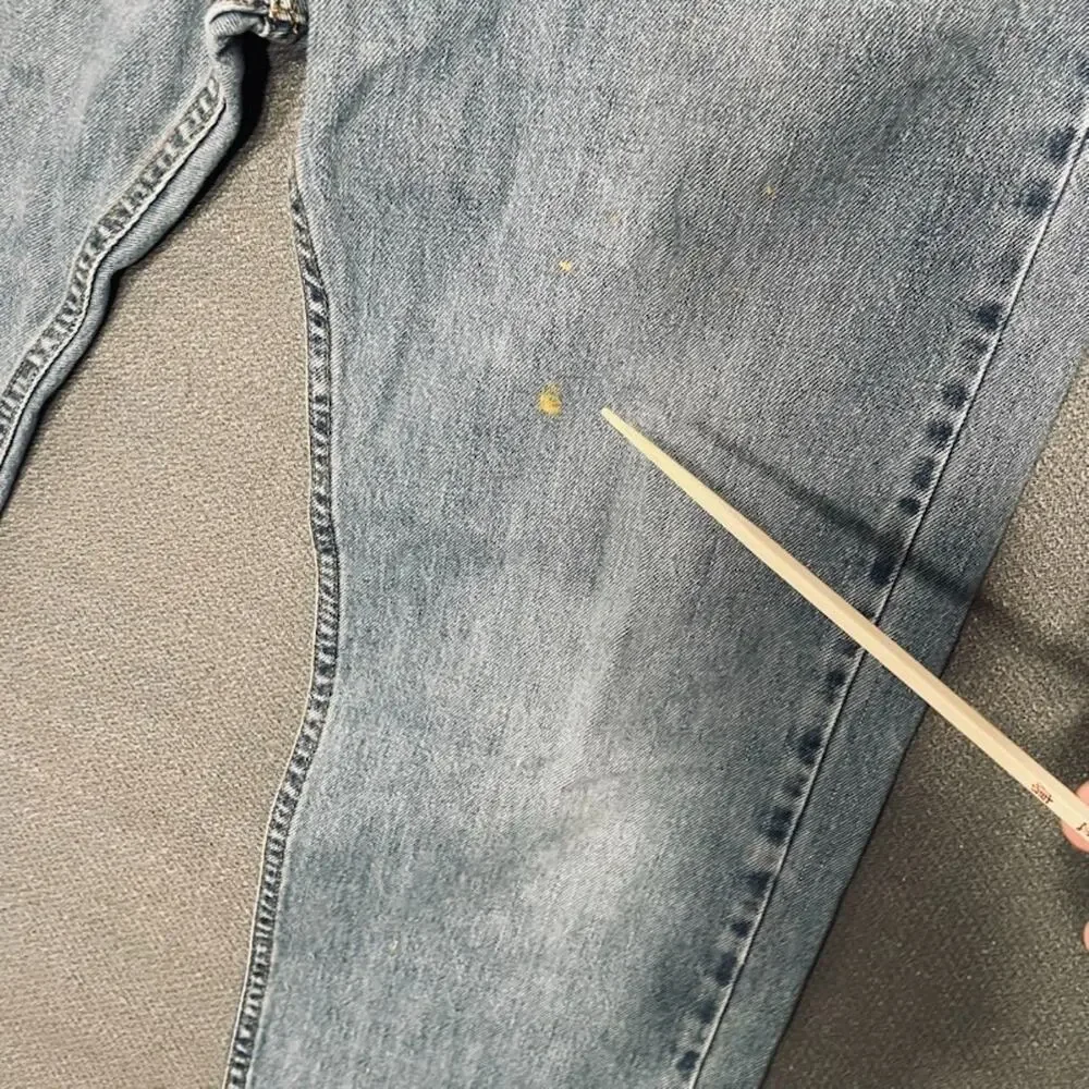 Vintage Y2K Levis 505 Jeans 36x35 Medium Wash Straight Fit Dad Skater